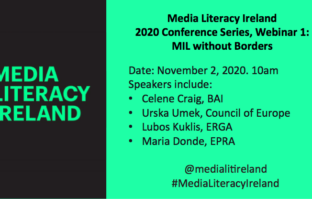 Media Literacy Monday - Webinar 1: MIL without Borders. Monday 2nd November at 10am.
