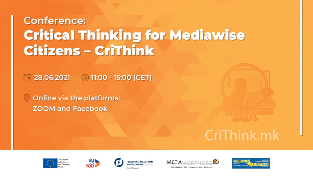 Conference: Critical Thinking for Mediawise Citizens